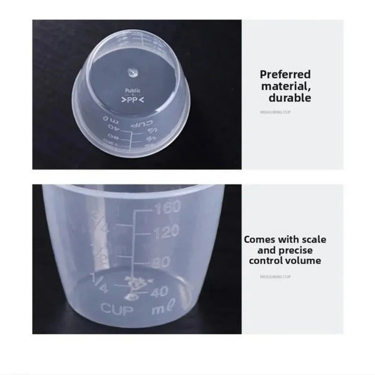 Mini 100/160ml Rice Measuring Cup Plastic with Scale Measuring Jugs Clear Digital Kitchen Scale Measurement Tools