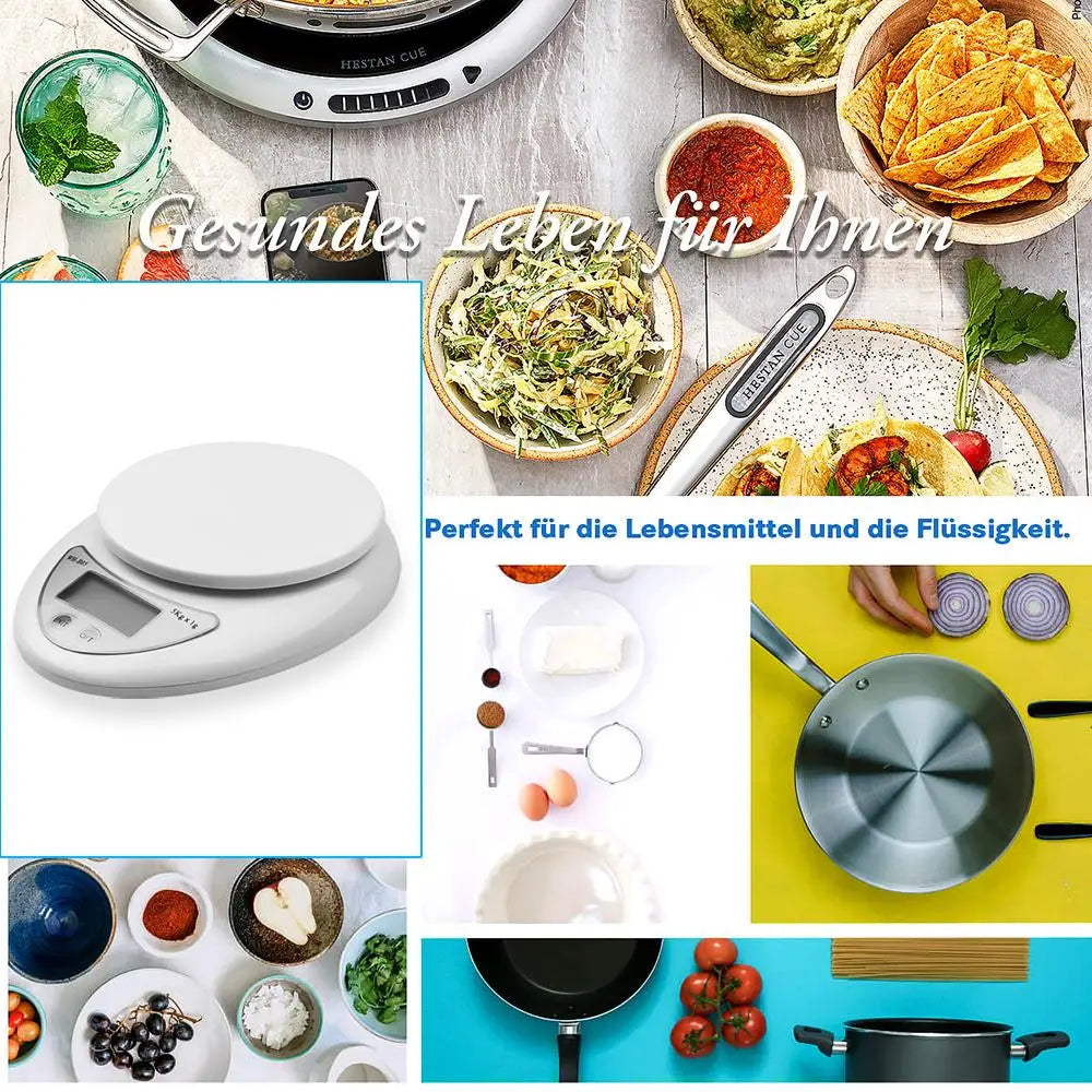 5kg/1g Portable Digital Scale LED Electronic Scales Food Balance Measuring Weight Electronic Scales Kitchen Accessories Tools