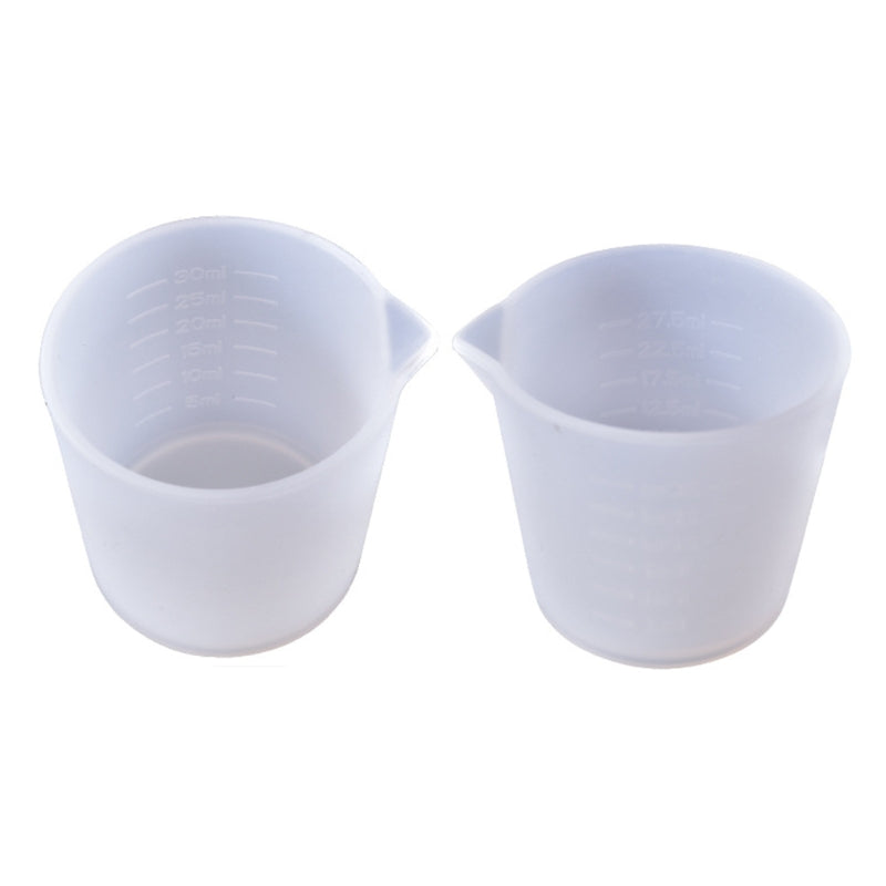 Resin Cup with Precise Scale Non-Stick DIY Silicone Cup Silicone Measuring Cup