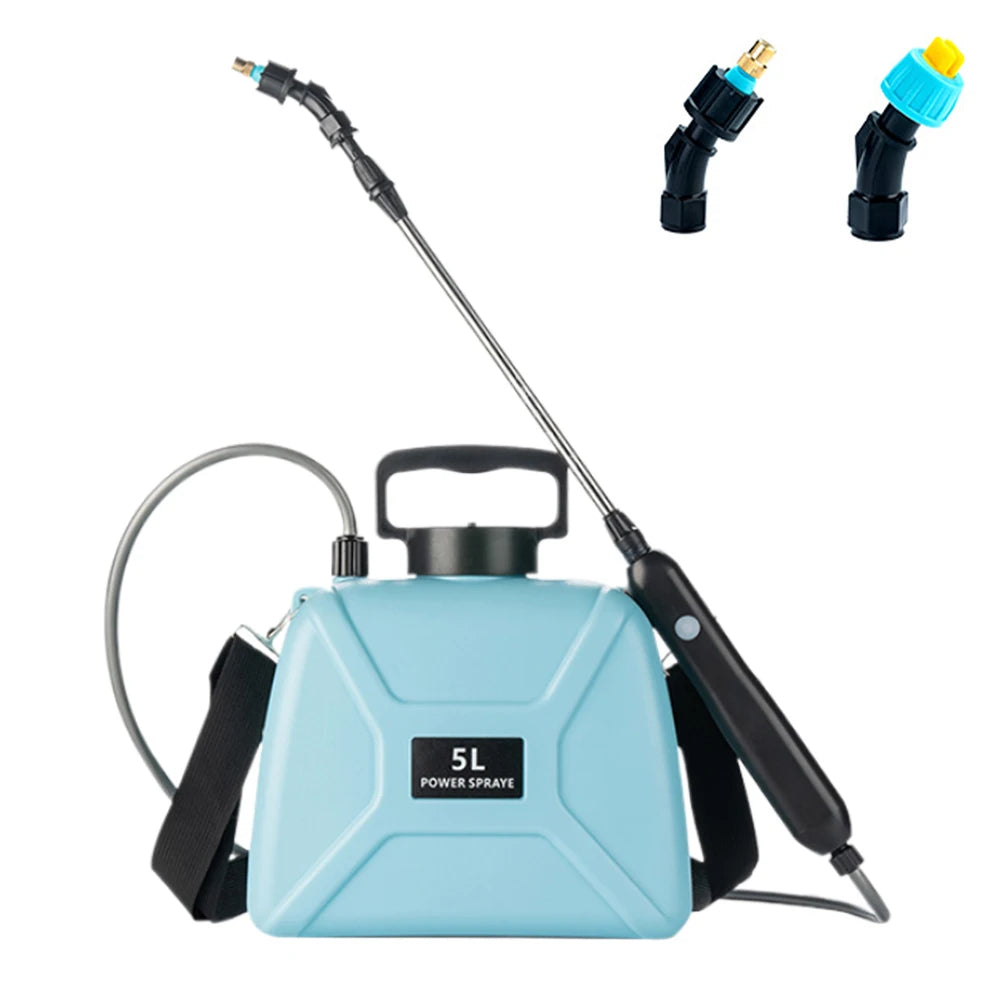 5L Electric Sprayer Automatic Garden Plant Mister USB Rechargeable Irrigation Tool Watering Can With Spray Gun for Agricultural