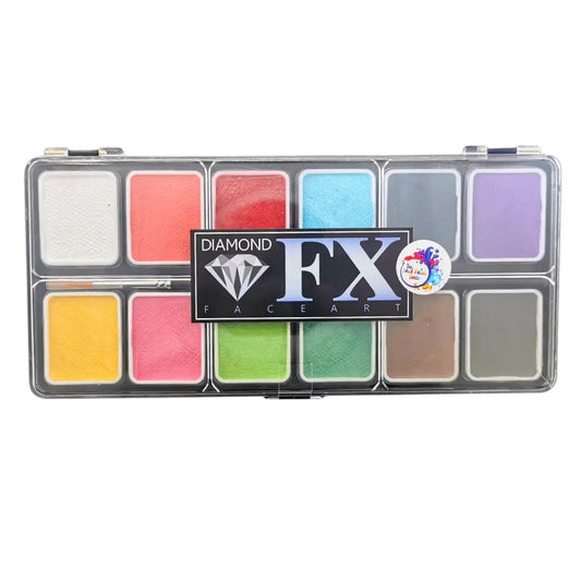 Diamond FX Face Paint Palette - Essential Appetiser 12 x 6g
