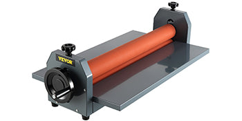 VEVOR 25.6"x1" Manual Cold Roll Laminator Machine Sheets Document Plasticizer Fits Poster Painting Photo Book Cover A3 A4 Paper