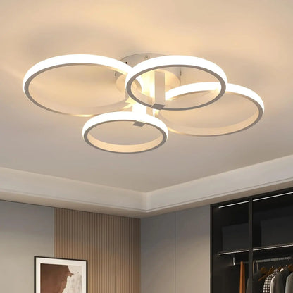 Modern LED Ceiling Light,LED Ceiling Light, Round Aluminium Ceiling Lamp For Living Room,Bedroom,Kitchen