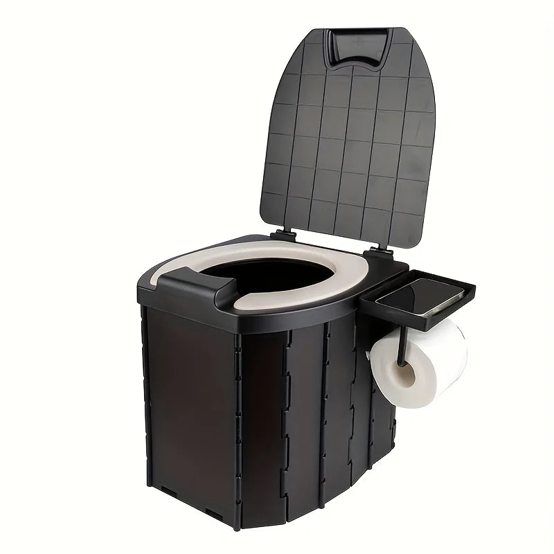 Folding Toilet Outdoor Closestool Portable Collapsible AntiOdor Storage Box Car Toilet Adult SelfDriving Travel Emergency Toilet