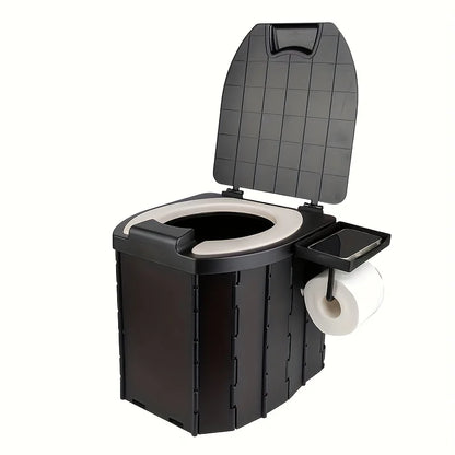 Folding Toilet Outdoor Closestool Portable Collapsible AntiOdor Storage Box Car Toilet Adult SelfDriving Travel Emergency Toilet