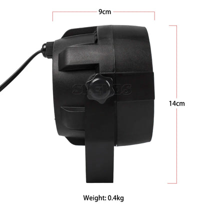 Mini Led Par 12x3W RGBW Wash Lighting For DJ Party Club Disco Family 8 channels DMX 512 Master/Save Light