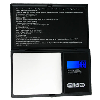 1000g 0.1g/200g 0.01g/500g 0.01g Portable Electronic Scales Jewelry Gold Gram Weight Balance Jewelry Electronic Scales