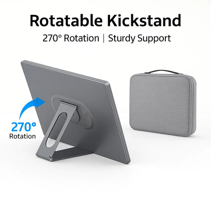 New Design 21.5 Inch Ips 1080P Digital Display Android15 Led Display Screen Interactive Portable Monitor for Entertainment