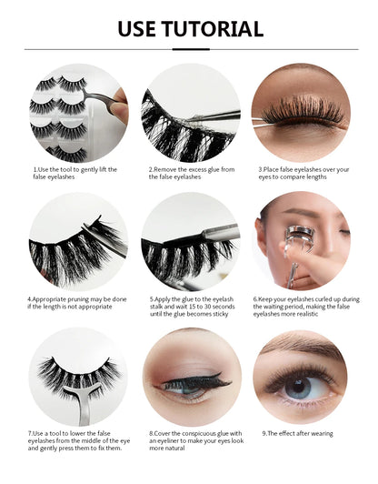 SHIDISHANPIN Cat Eye Lashes Soft Wispy Clear Band Lashes With Winged Ends For Extended Eye Look Natural Half EyelashesMakeup
