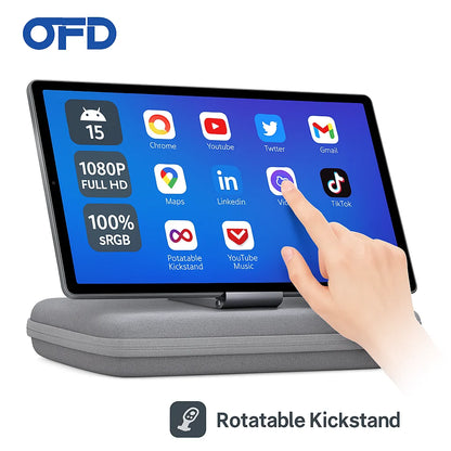 New Design 21.5 Inch Ips 1080P Digital Display Android15 Led Display Screen Interactive Portable Monitor for Entertainment