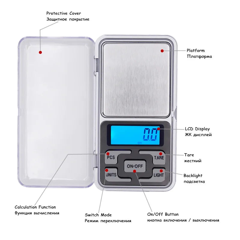 Pocket Balance Weight Digital Jewelry Scale 0.01g x 200g  With Retail box 20% off