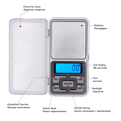 Pocket Balance Weight Digital Jewelry Scale 0.01g x 200g  With Retail box 20% off