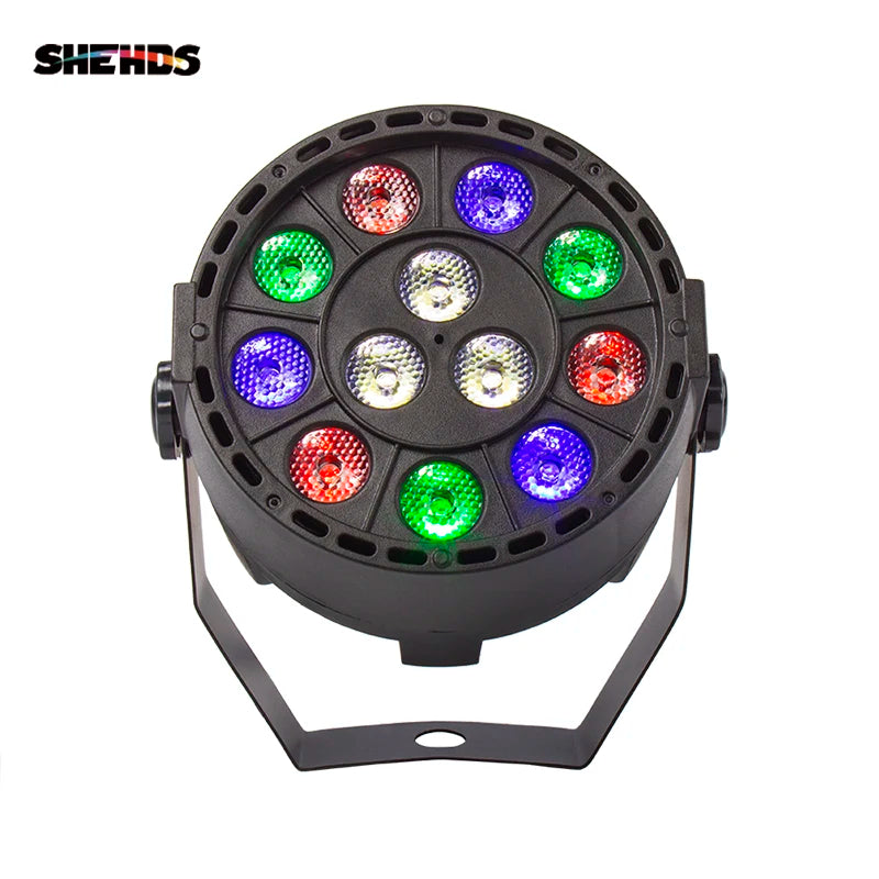 Mini Led Par 12x3W RGBW Wash Lighting For DJ Party Club Disco Family 8 channels DMX 512 Master/Save Light