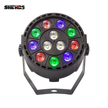 Mini Led Par 12x3W RGBW Wash Lighting For DJ Party Club Disco Family 8 channels DMX 512 Master/Save Light