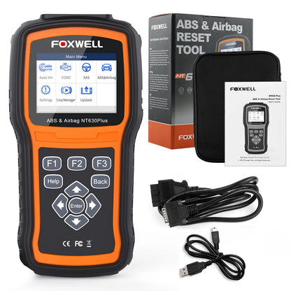 2025 FOXWELL NT630 Plus OBD2 Scanner Diagnostic Tool ABS Bleeding SRS SAS Oil Reset OBD2 Car Code Reader Bidirectional Scanner