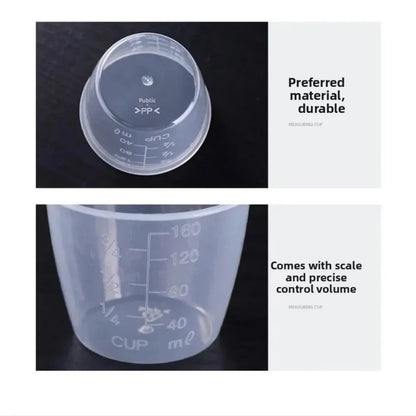 Mini 100/160ml Rice Measuring Cup Plastic with Scale Measuring Jugs Clear Digital Kitchen Scale Measurement Tools