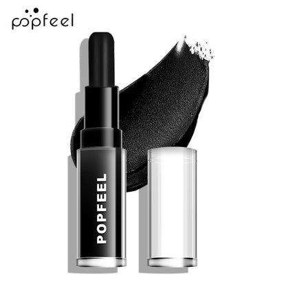 POPFEEL Hallowmas Lip Makeup Kit Black Lip Stick Black Lip Gloss Matte Lip Stick Long Lasting