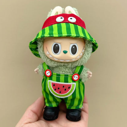 Doll Clothes For 15-17CM I II III Labubu Outfits Mini Plush Cotton Idol Doll Universal Clothing Sitting Party Accessories Gifts