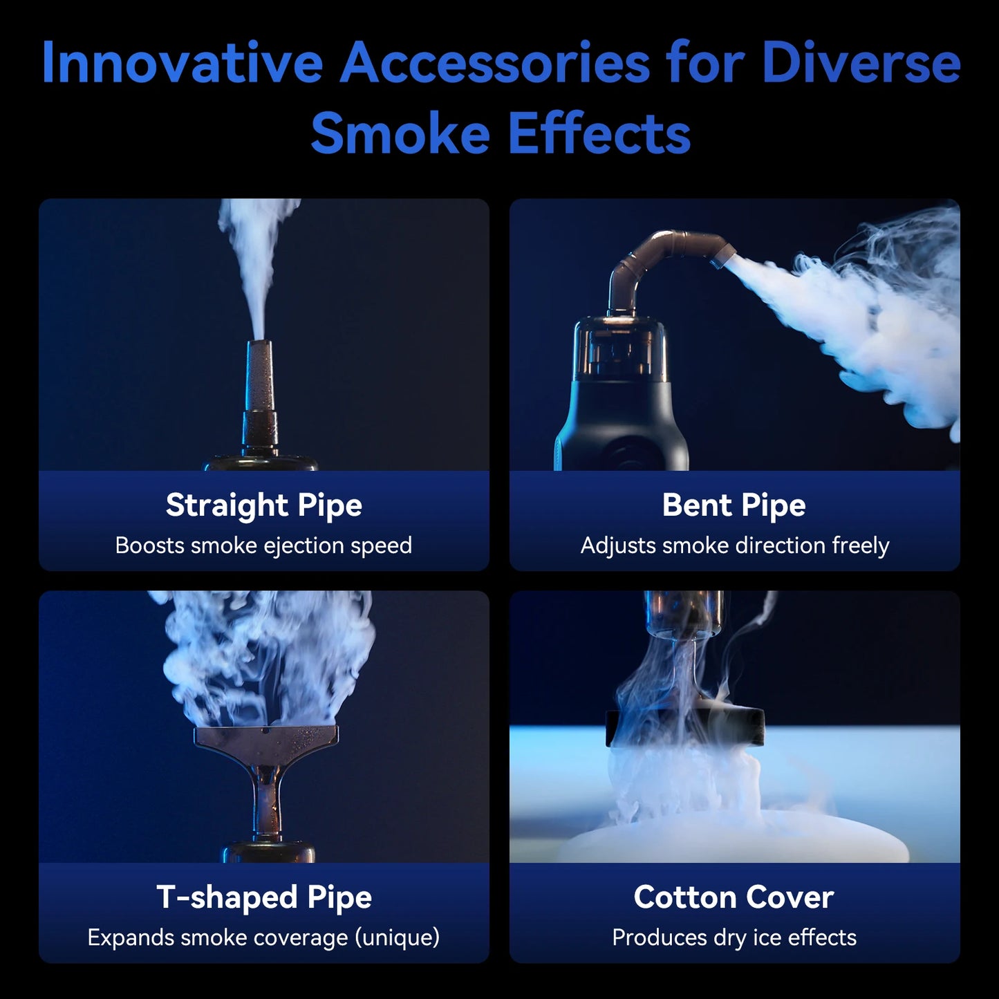 TELESIN Photography Smoke Machine Remote Smoke Effect Portable Smoke Maker with Remote Control Fogger Machine For Video Shoot