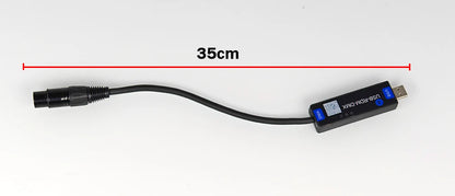 USB-RMD-DMX Mobile App DMX Dialer Stage Light Wireless DMX Controller Bluetooth DMX Controller Only Supports Android Devices