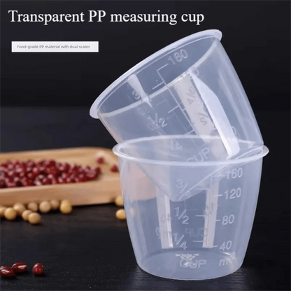 Mini 100/160ml Rice Measuring Cup Clear Plastic Measuring Jugs with Scale Digital Kitchen Scale Measurement Tools