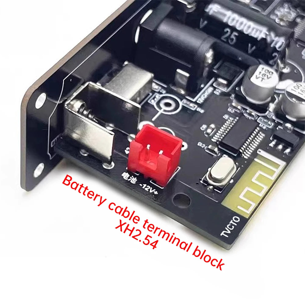 DC12V MP3 WMA Decoder Board HIFI High Bass BT 5.1 Amplifier Board Car Amplifier Module Audio Receiver for DIY Modification