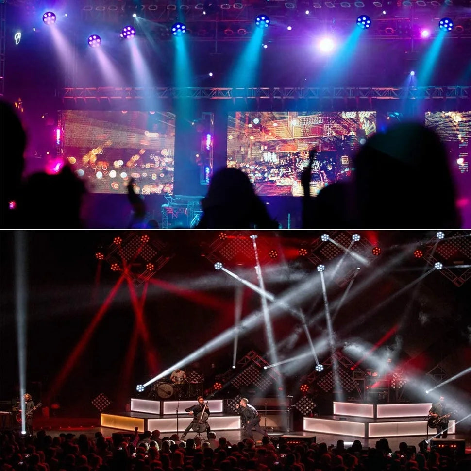 LED Par Light 6x3W RGBW DJ Controller Disco Party Holiday Christmas Bar Club Wedding Birthday Gig Stage Light