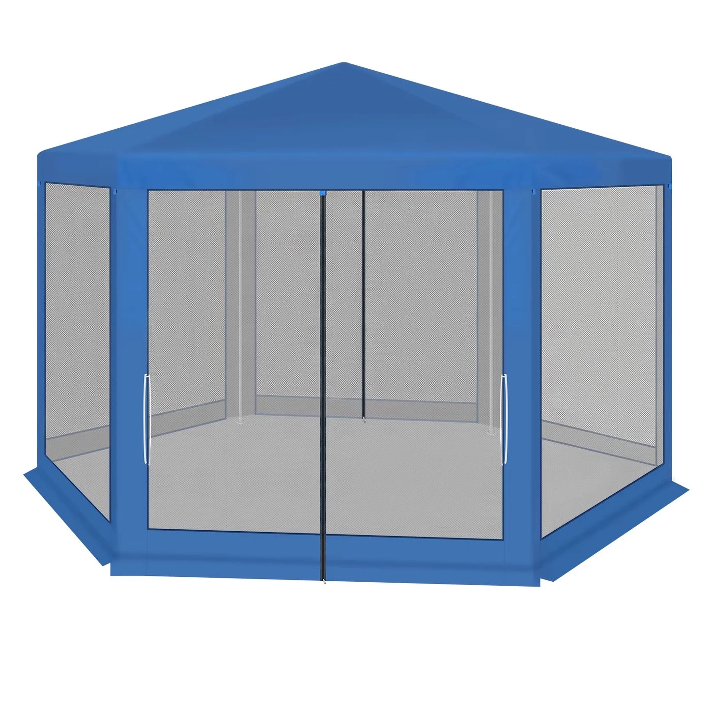 WOLTU 3.8x3.3m Gazebos for Outdoor Garden Gazebo Mosquito Net with Mesh Side Walls Sunshade Canopy Tent for Camping Patio Yard