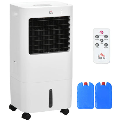 HOMCOM Portable Air Cooler 15L Humidifier Fan 32x37x74cm