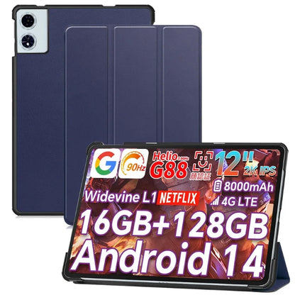 Case For Blackview Mega2 12" Tablet PC Slim Tri-Folding Stand Flip Book Cover Case For Oscal Pad 100 12” with  Hard Back Shell