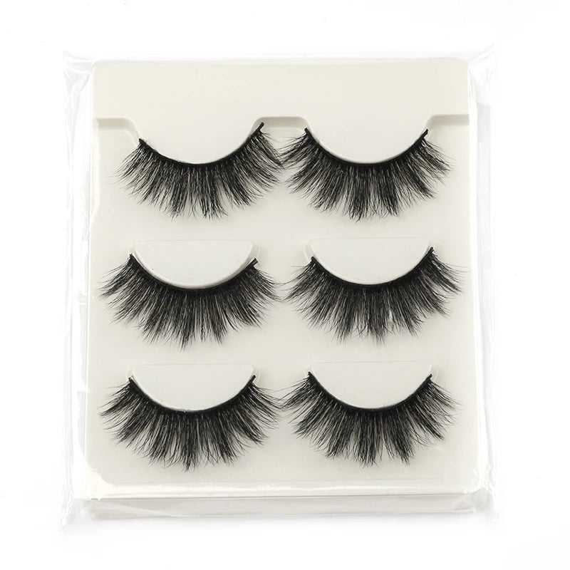 SHIDISHANPIN Cat Eye Lashes Soft Wispy Clear Band Lashes With Winged Ends For Extended Eye Look Natural Half EyelashesMakeup