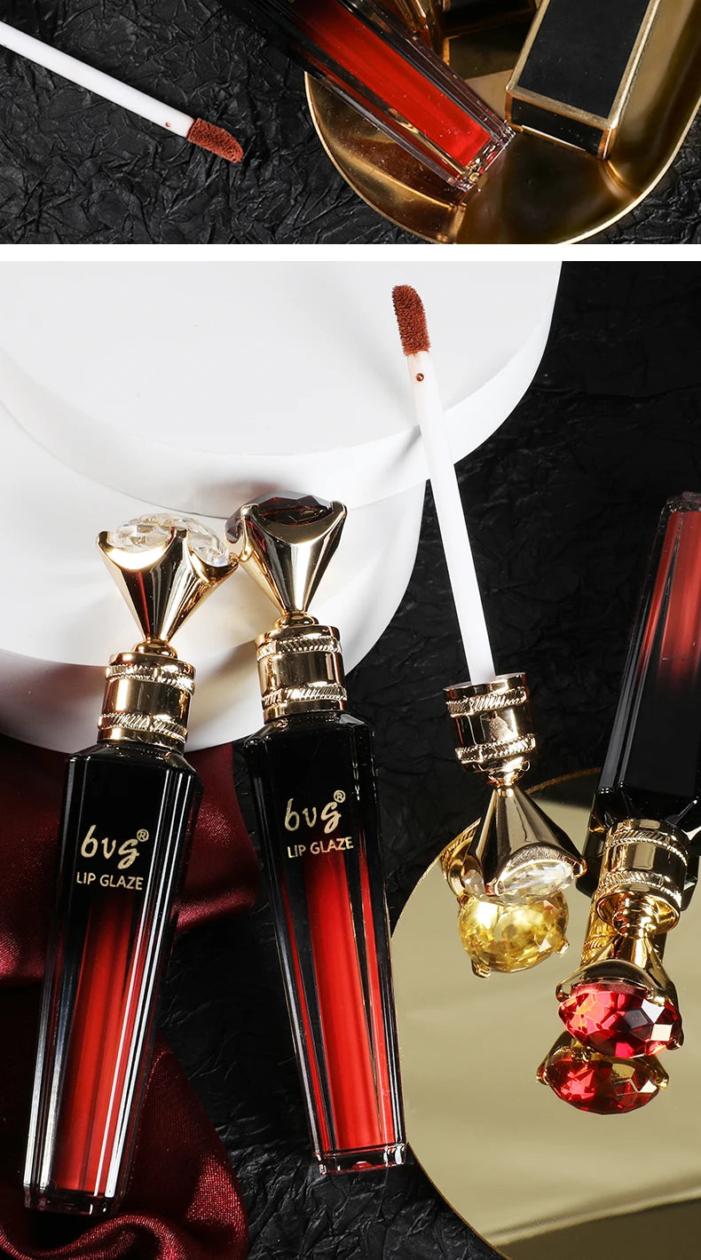 Lip Gloss Durable Moisturizing Waterproof Non-fading Non-stick Cup Color Durable Velvet Matte Lip Gloss Cosmetics For Women