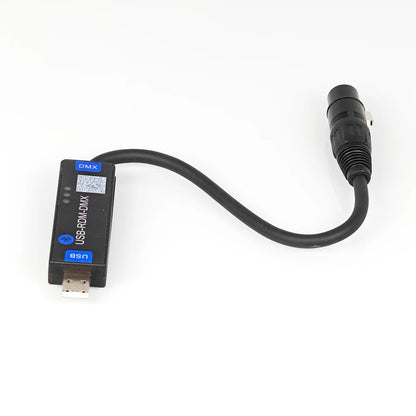 USB-RMD-DMX Mobile App DMX Dialer Stage Light Wireless DMX Controller Bluetooth DMX Controller Only Supports Android Devices