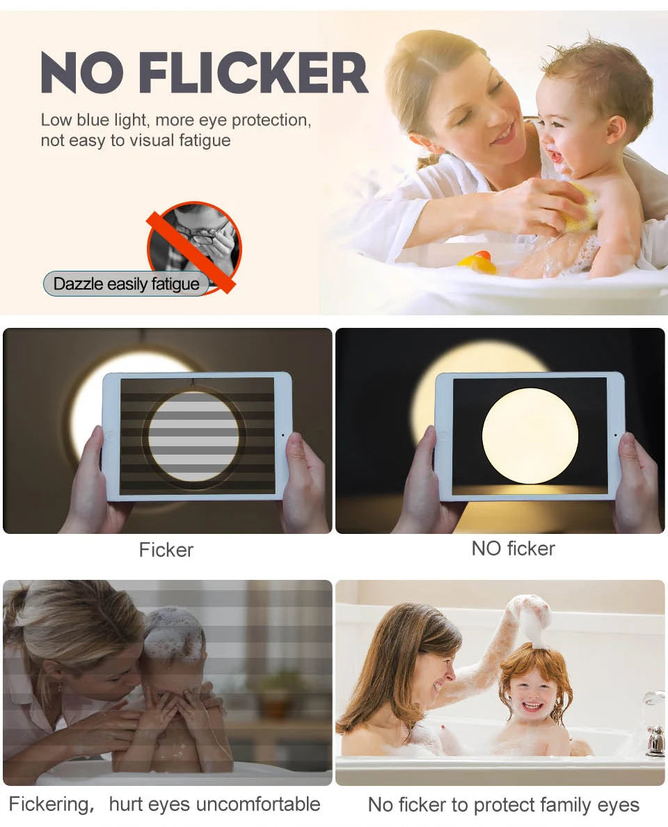 MARPOU LED Ceiling Light 80W 50W Modern Dimmable Smart Lamp With Remote Control Ceiling Lamp For Living Room Bathroom Kitchen