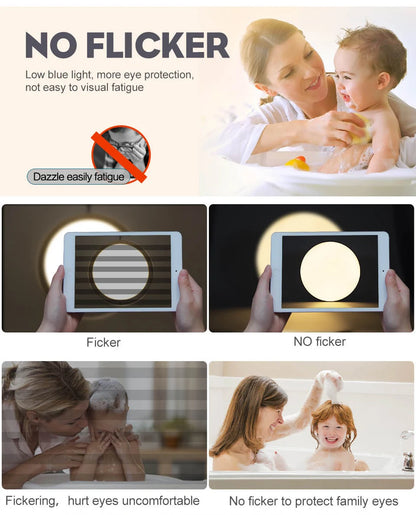 MARPOU LED Ceiling Light 80W 50W Modern Dimmable Smart Lamp With Remote Control Ceiling Lamp For Living Room Bathroom Kitchen