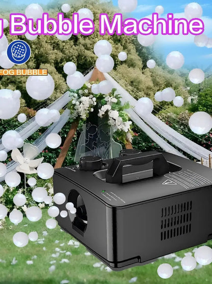 Fog Bubble Machine Portable Smoke Bubble Machine for Indoor Outdoor Party Wedding Birthday Photograph Christmas Halloween toys