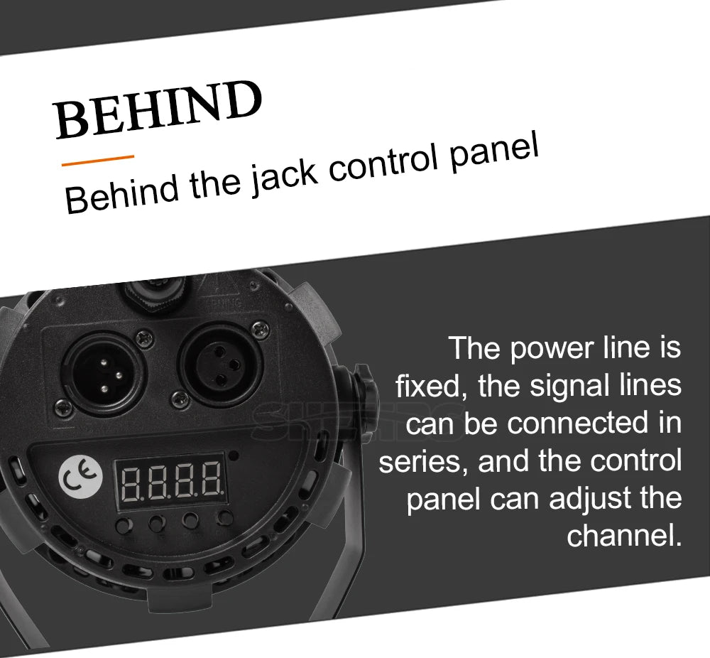 Mini Led Par 12x3W RGBW Wash Lighting For DJ Party Club Disco Family 8 channels DMX 512 Master/Save Light