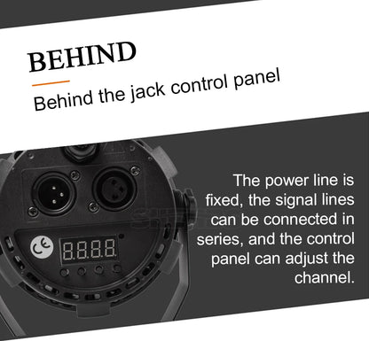 Mini Led Par 12x3W RGBW Wash Lighting For DJ Party Club Disco Family 8 channels DMX 512 Master/Save Light