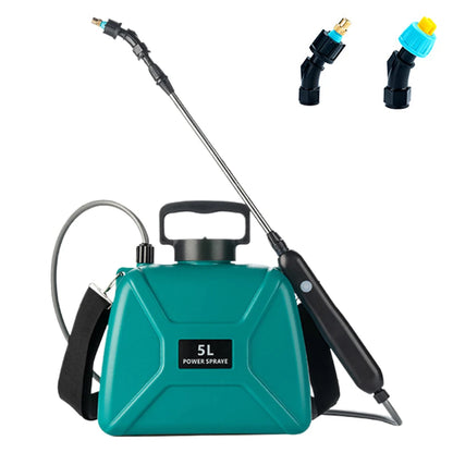 5L Electric Sprayer Automatic Garden Plant Mister USB Rechargeable Irrigation Tool Watering Can With Spray Gun for Agricultural