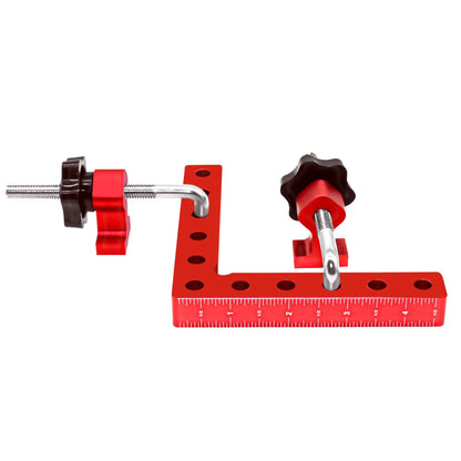120/140mm Right Angle Fixing Clip 90 Degree L-shaped Auxiliary Fixture Positioning Panel Fixing Clip Woodworking Clamping Tool