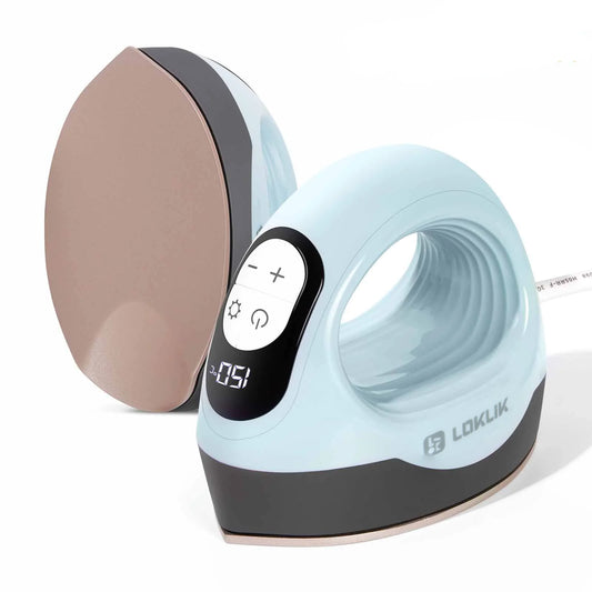 LOKLIK Mini Heat Press - 3 in 1 Heat Press Machine for T-Shirts Mugs Hats Small Heat Press Iron Press for Heating Transfe