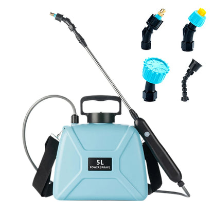 5L Electric Sprayer Automatic Garden Plant Mister USB Rechargeable Irrigation Tool Watering Can With Spray Gun for Agricultural