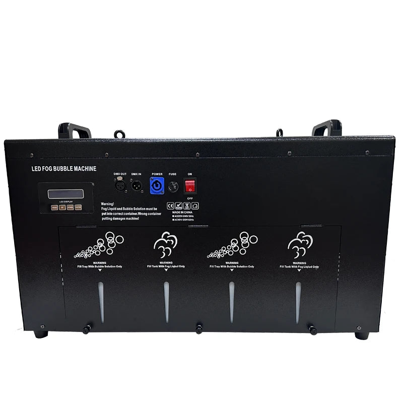 Smoke Bubbles Machine Fog Bubble Machine Haze Bubble Machine LED RGBW Audience DJ Alien Stage Party  Wedding Professional Effect
