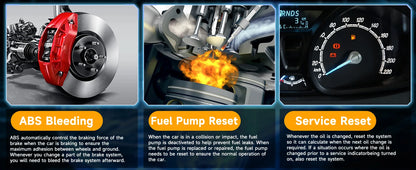 Autophix 7610 OBD2 Automotive Scanner for VW/AUDI All System EOBD/OBDII Code Reader ABS SRS Oil EPB D.PF TPMS Reset Car Tool