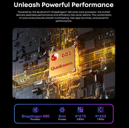 CHUWI AuPad Tablet 10.95-inch 1200*1920 FHD Display Snapdragon 685 Octa-core 8GB DDR4 128GB ROM 4G LTE GPS Android 14 Tablets PC