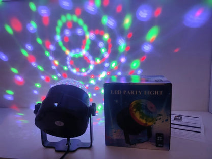 1-4Pack Aalternating Fashing Light Stage Lamp with Remote Control EU Disco Ball Lamps for Home Room Parties Birthday Wedding Bar