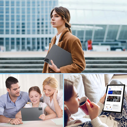 ANRY 10.1inch Tablet Android 2025, 12GB+128GB(1TB Expand) Android 15, 6000mAh 8-core 5MP+13MP Tablet PC with 5G WIFI Bluetooth