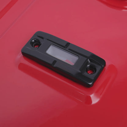 4 Gallon Red Generator Universal Fuel Tank 15L Equipment Tank with Chrome Cap Gauge Fits for EC2500