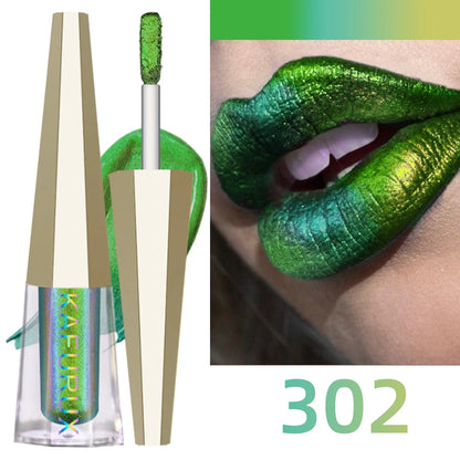 Chrome Shifting Pigments Chameleon Liquid Lipstick or Eyeshadow Shiny Long Lasting Multichrome High Quality Lip Gloss Lip Makeup
