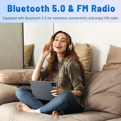 ANRY 10.1inch Tablet Android 2025, 12GB+128GB(1TB Expand) Android 15, 6000mAh 8-core 5MP+13MP Tablet PC with 5G WIFI Bluetooth